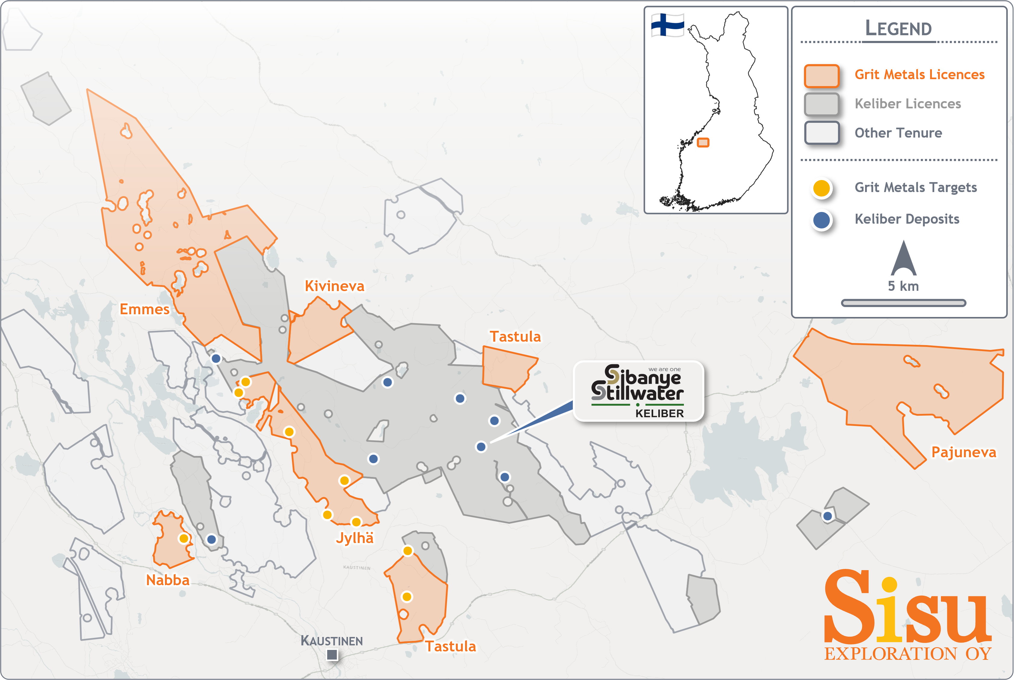 Sisu Exploration Osterbothnia Map