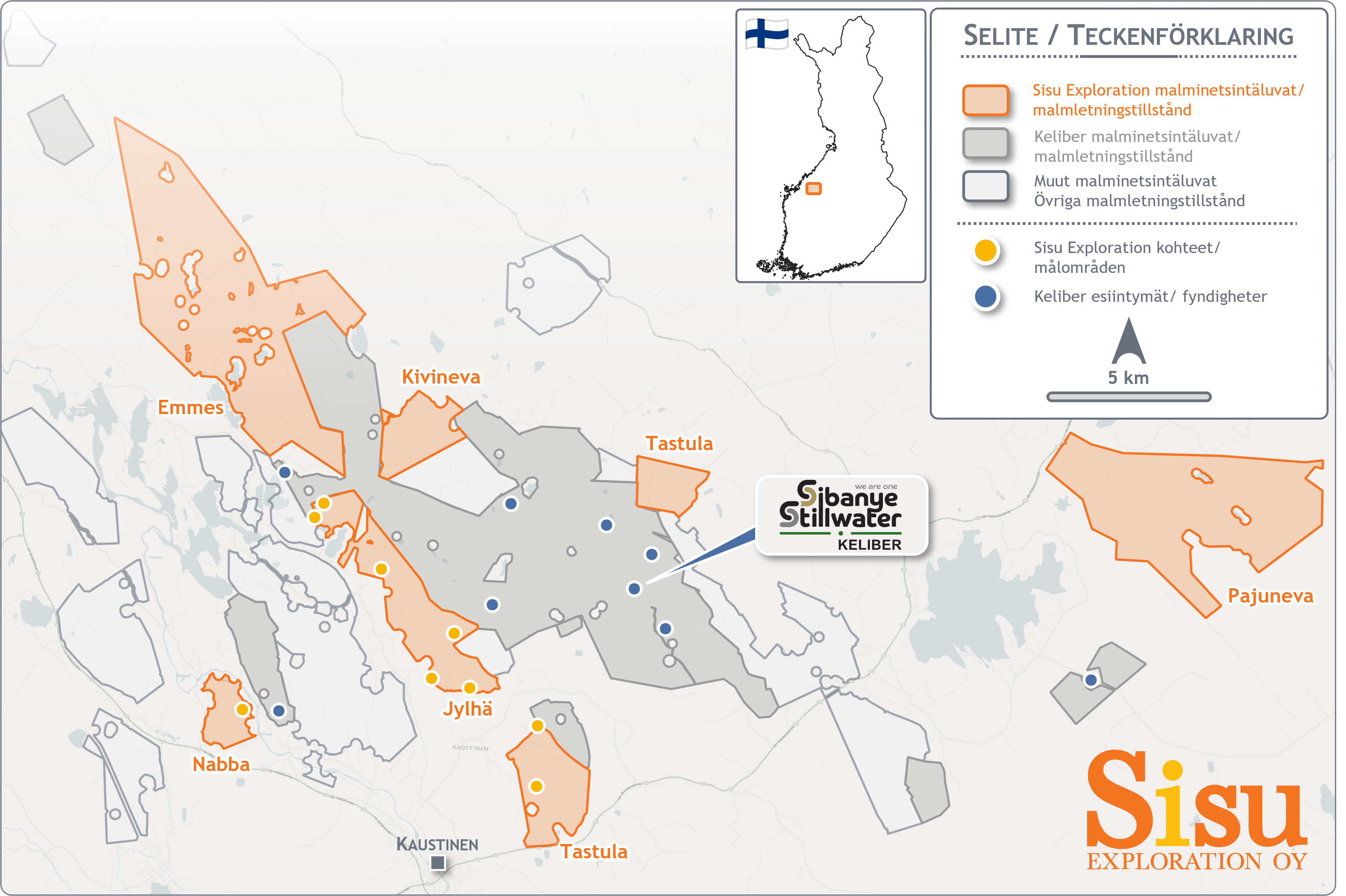 Sisu Exploration Osterbothnia Map